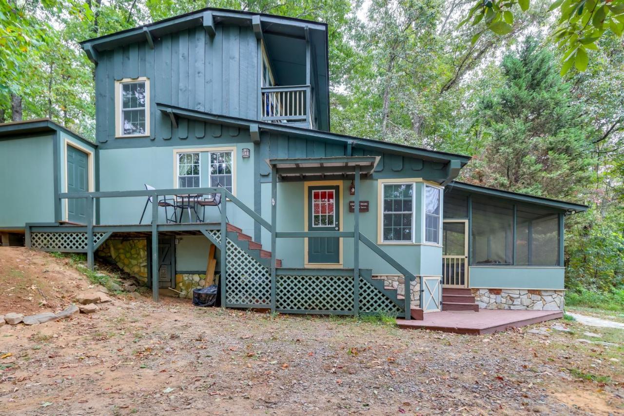 Mountaintop Ellijay Cabin With Private Hot Tub Exteriör bild